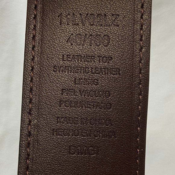 Levi's Men's Two-In-One Reversible Casual Jeans Belt SZ 40 - Picture 4 of 10